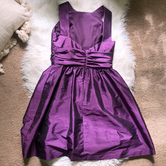 Alfred Sung Italian Purple cocktail dress 8 - Picture 4 of 5